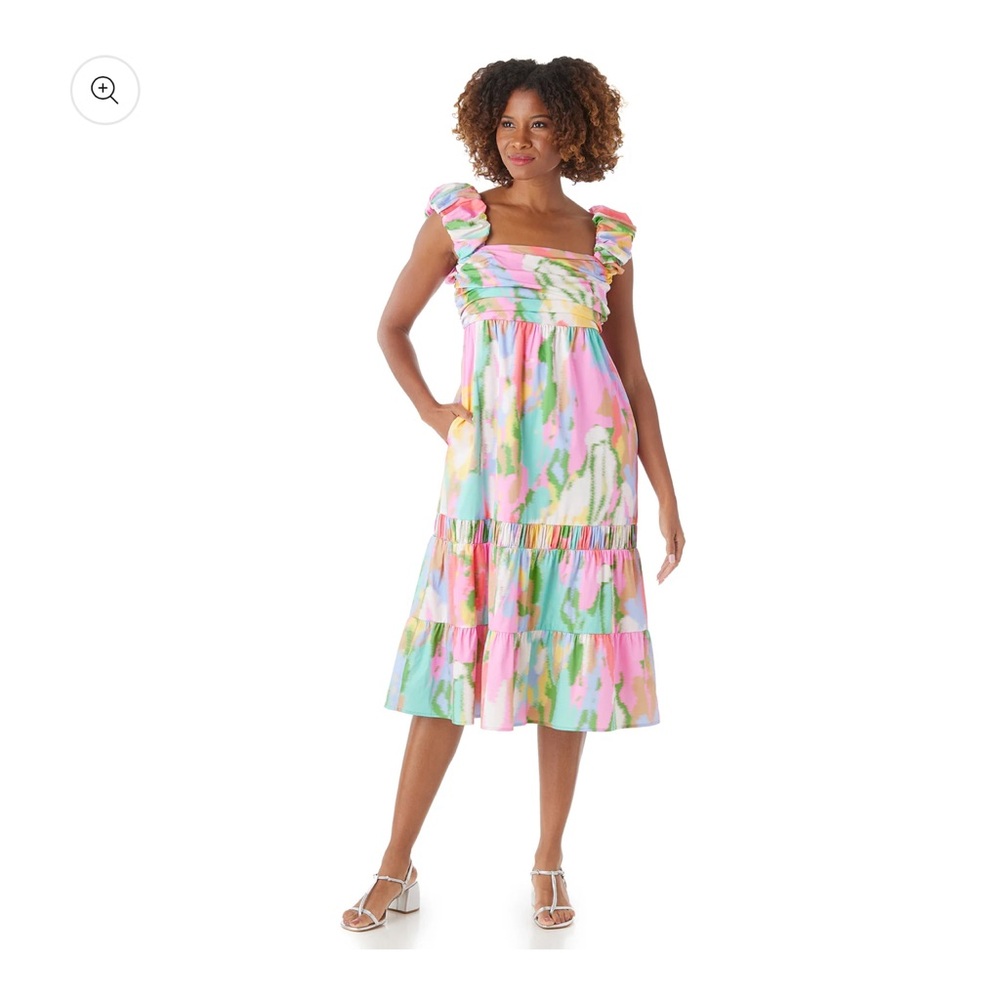 Crosby Clara Midi Dress